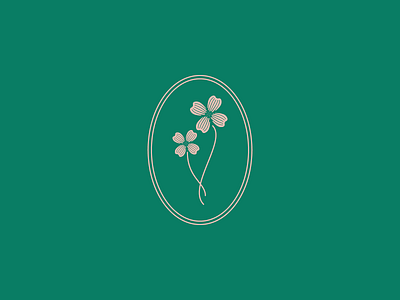 Lake and Gardens Outpost brand brandandidentity branding dogwood flower flower flower illustration graphic design illustration logo logodesign typography vectorillustration