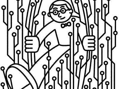 Reconnect branding design editorial design editorial illustration illustration minimal vector