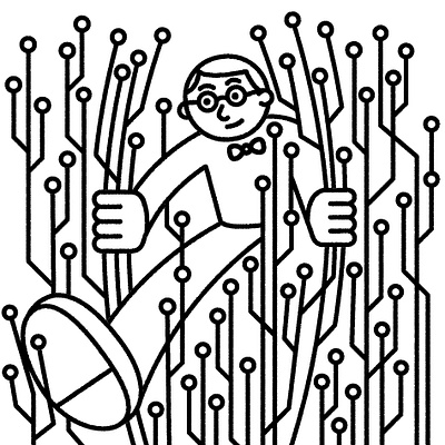 Reconnect branding design editorial design editorial illustration illustration minimal vector