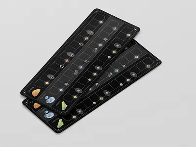 Tech Tracks! color design graphic illustration jupiter moon shape space texture vector