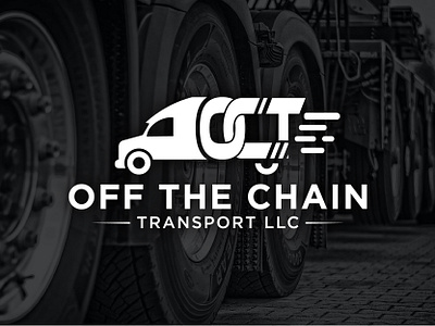 OFF THE CHAIN creative design letter mark letterlogo logodesign logodesigner logotype minimalist logo modren logo monogramtype oct otclogo servicelogo transport transportlogo truck trucking truckingletterlogo truckinglogo trucklogo unique logo