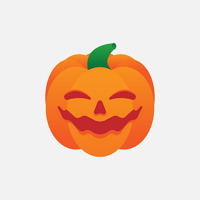 Pumpkin 🎃 flat illustration illustrator minimal pumpkin vector