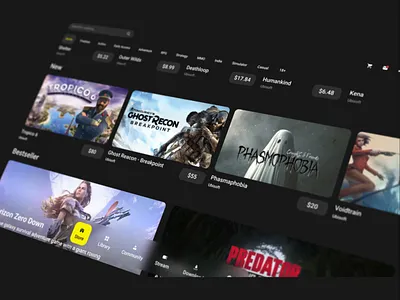 Game center launcher concept animation concept launcher motion graphics ui ux