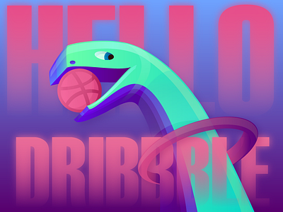 One shot, one happy dino 3d app art art diraction design dino dinos dinosaur dribbble logo graphic design green hello dribbble icon ill illustration invite logo ui vector windfall design