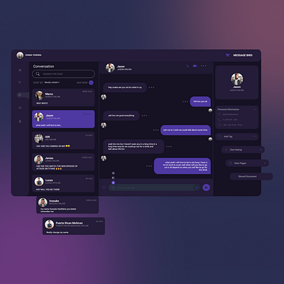 Chat web UI design 2021 adobe xd animation app art blue branding chatapp design figma graphic design logo motion graphics ui ui design ux uxdesign webpage website webui