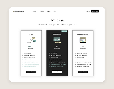 Pricing design graphic design illustration pricing pricing web subscription ui ux vector web