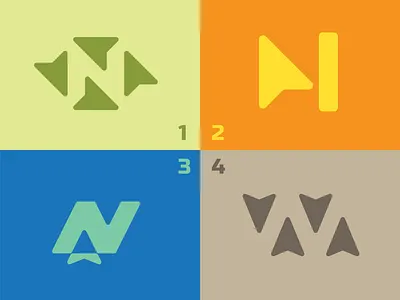 North Logo Options branding compass direction east graphic design icon illustration logo lost north northward orientation south typography vector west