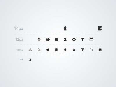 Icon Size Matters agenda calendar cog coin coins date filter funnel gear icons money piggy bank planner scheduler settings silhouette size slot user wallet