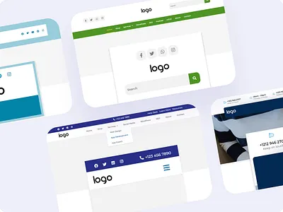 Free Elementor Header Templates 3d animation branding design elementor templates free elementor templates graphic design illustration logo mcstarters mega menu motion graphics templates typography ui web wordpress