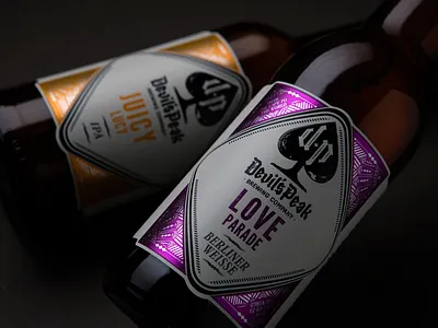Devil's Peak Beer beer blind branding cotton design embossing illustration label logo packaging design typography uncoated
