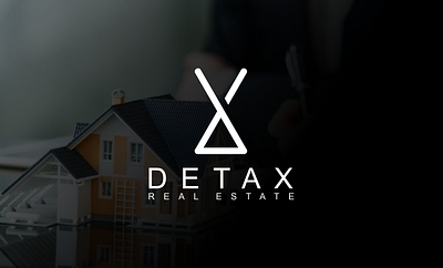 Detax real estate 3d brand branding building coorporation design fashion graphic design icon life stle logo logo company logo design motion graphics real estate symbol