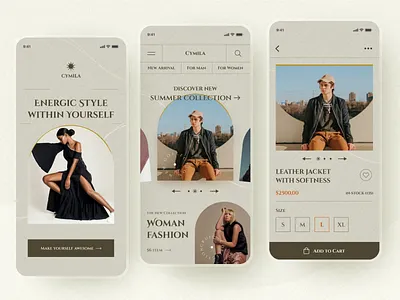 Fashion App clean clothing design ecommerce elegant fashion fashion app ios luxury minimalist mobile app online shop online store ui ui design