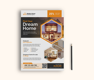 Real Estate Flyer Design business design design templates real estate flyer design flyer design inspiration house ideas real estate marketing modern real estate property real estate real estate broken real estate flyer template real estate