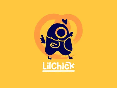 LilChick animal badge branding chicken creature cute design graphic design icon illustration kawaii logo mascot patch ui unique vector