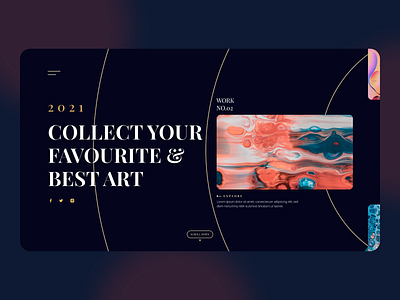 NFT Marketplace Website Header adobe xd art auction clean ui creative design dark mode design exploration header marketplace minimal nft ui uidesign uiinspiration uitrends uiux ux uxdesign website design