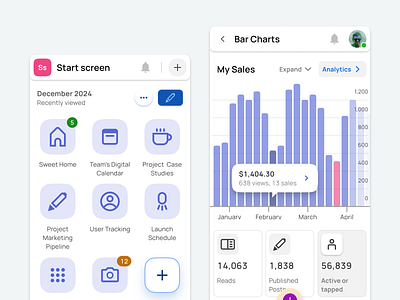 Figma UI kit — Material X mobile charts app data grid design figma material templates ui ui kit