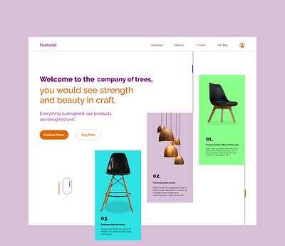 Funtural ecommerce site app branding design graphic design illustration logo ui ux vector web