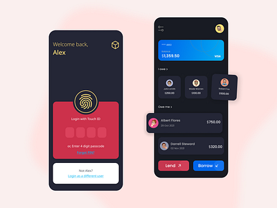 Money lending App concept app banking bankng app best design clean design dribble best shot finance finance app finance tech fintech fintech app minimal money money lending payment ui ui design ux ux design