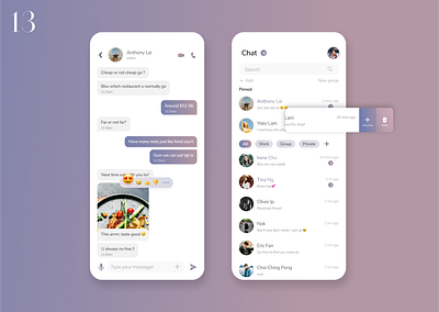 DailyUI 013 - Direct Messaging 020 chat app chat appilcation chatting app dailyui dailyui020 dailyui13 direct message direct messaging direct messaging app signal talk app whatsapp