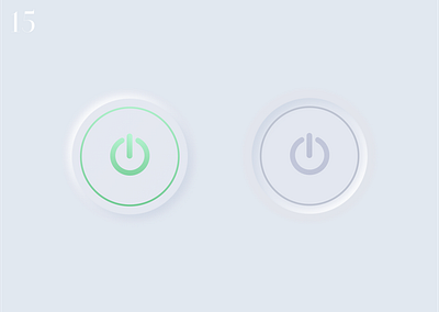 DailyUI 015 - On/Off Switch 015 close switch dailyui dailyui015 lighting switch neumorphism. off switch on switch onoff switch open switch