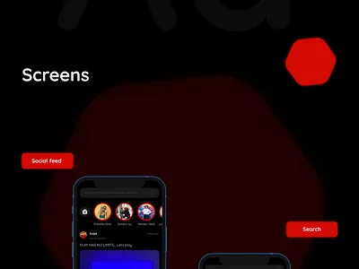 Bebble Social Media UI Design app design social media ui ui design