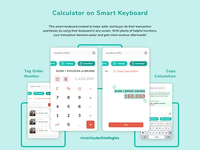 Calculator On Mobile Keyboard application keyboard logistic mobile