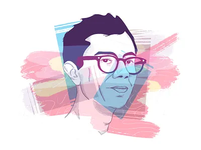 Blog Portrait blog face illustration ink man portrait