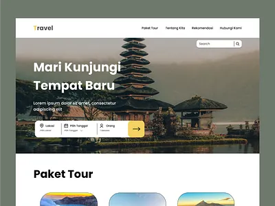 Landing Page Design design ui web design