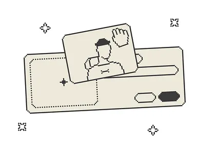 Drag & Drop Illustrations 👾 art colorful design drag drop illustration kapustin pixel profile resources set tak vector