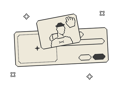 Drag & Drop Illustrations 👾 art colorful design drag drop illustration kapustin pixel profile resources set tak vector