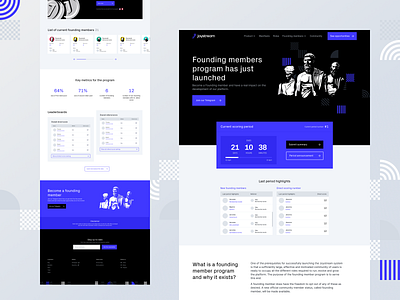 Joystream | Founding members antic branding founding illustration joystream members ui ux