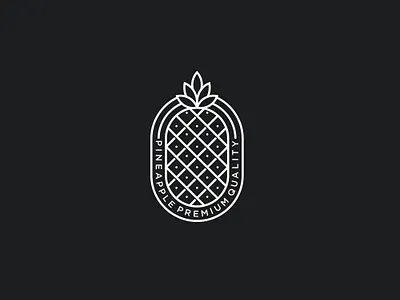 PINEAPPLE MONOLINE 3d animation branding design graphic design illustration logo motion graphics ui vector