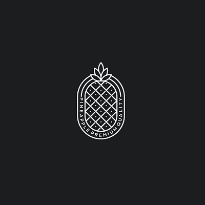 PINEAPPLE MONOLINE 3d animation branding design graphic design illustration logo motion graphics ui vector