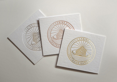 CABINS MONOLINE LOGO 3d animation design graphic design illustration logo motion graphics ui vector