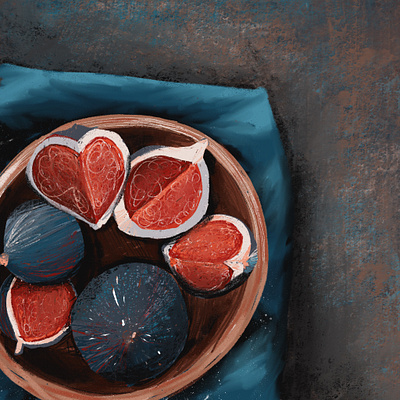 Figs design illustration procreate sketch sketchbook