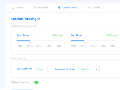 skadaddle | location tracking