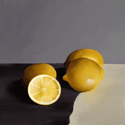 Lemons design illustration procreate sketch sketchbook