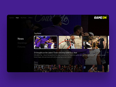GameOn TV | News basketball media nba news tv tv app