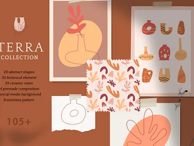 Terra collection branding design flat graphic design illustration illustrator minimal vector