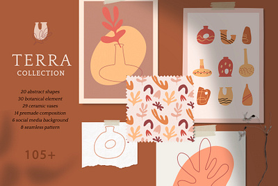 Terra collection branding design flat graphic design illustration illustrator minimal vector