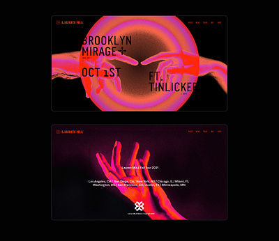 LAUREN MIA™ Music Branding art black brand branding concept conceptual digital dj female gold identity language logo music sound ui uxdesign woman