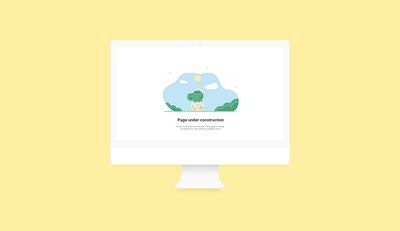 Page Under Construction Dino 2d character design dino emptypages illustration page ui underconstruction ux web
