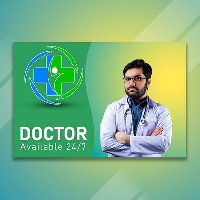 Banner For Doctor advertisement banner branding design graphic design illustrator photoshop