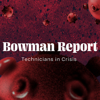Bowman Report- Triptych 2 blog bowman illustration media red report scary social tech vet vetrinarian
