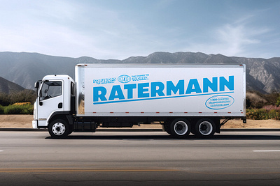 Ratermann // Truck Design blue brand brand design branding california cryogenics design graphic design identity industrial logo logo design