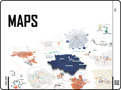 MAPS graphic design map