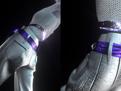 VEXOH — A Memory Capsule #5 3d close up cloth garment marvelous designer shiny
