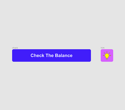 Molequilizer - Check the Balance Button button ui