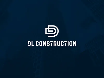 DL Construction logo brand branding company construction design logo logodesign logomark logotipo logotype mark minimal monogram typo