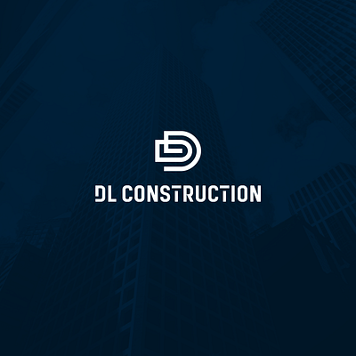 DL Construction logo brand branding company construction design logo logodesign logomark logotipo logotype mark minimal monogram typo